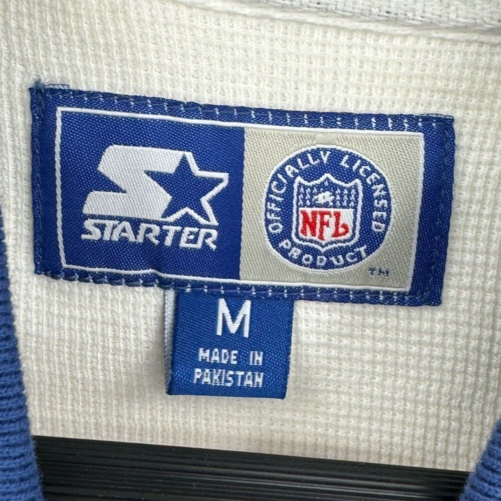 STARTER 1990's Vintage‎ Super Bowl XXXIII Multicolor Polo Shirt Size Medium - Picture 7 of 10